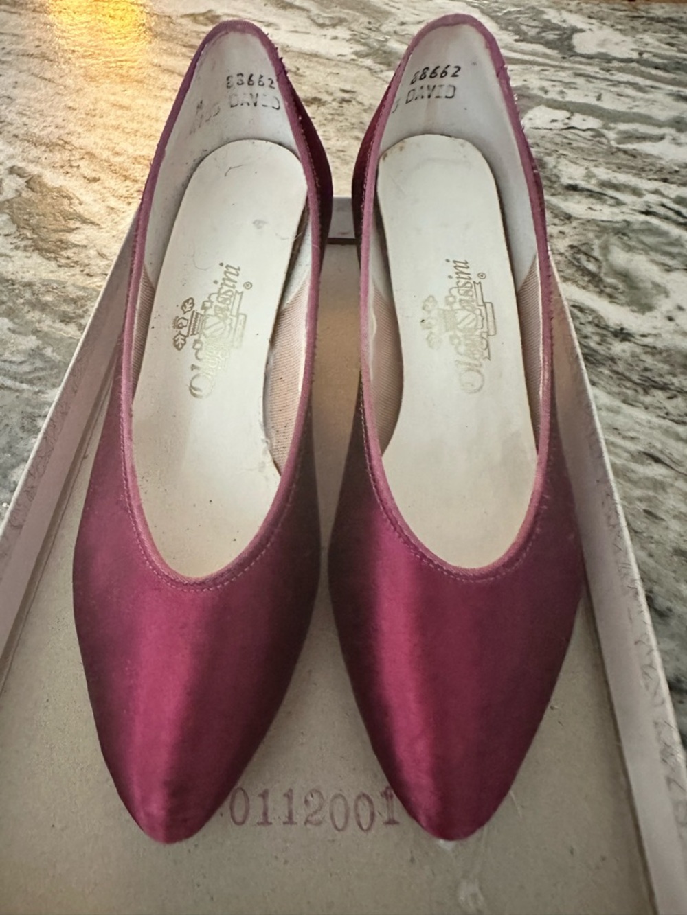 Vintage OLEG CASSINI Satin Pumps